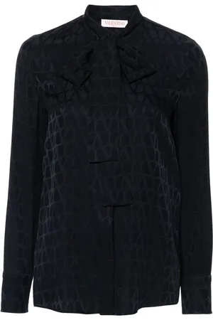VALENTINO GARAVANI Toile Iconographe bluse i jacquard