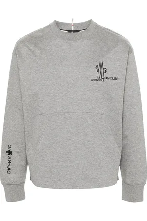 Moncler Sweatshirt med logoapplikation