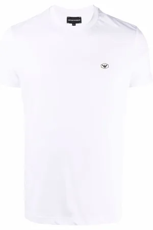 Emporio Armani Kortærmet T-shirt med logomærke
