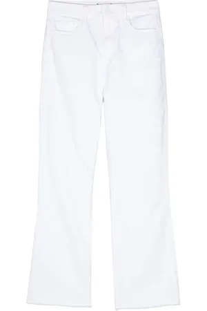 Paige Jeans med lige pasform med rå kant