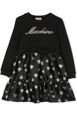 Moschino Kjole med lange ærmer og logotryk