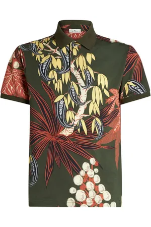 Etro Polo med bladtryk