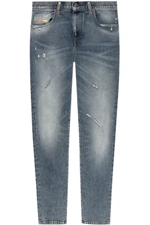 Diesel D-Strukt jeans med smal pasform med slitageeffekt fra 2019