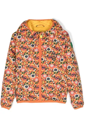 The Animals Observatory X Save The Duck dunjakke med blomstret tryk