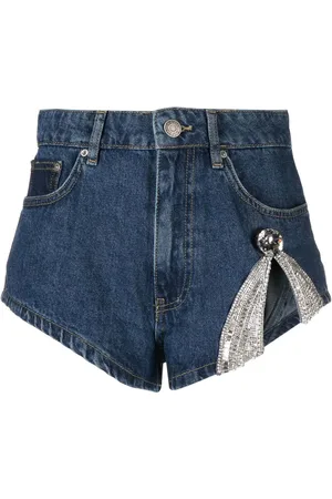 AREA Højtaljede denimshorts