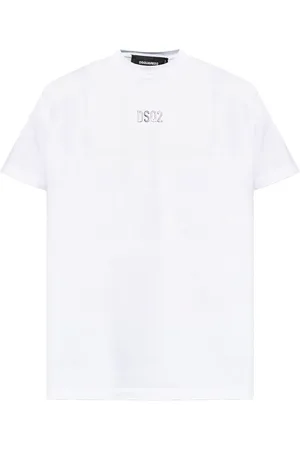 Dsquared2 T-shirt i bomuldsblanding med logostempel