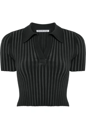 Alexander Wang Ribstrikket pullover-top