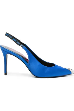 Roberto Cavalli 95mm slingback-pumps i satin