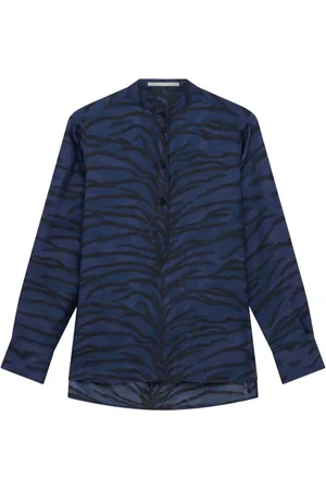 Stella McCartney Silkeskjorte med tigertryk