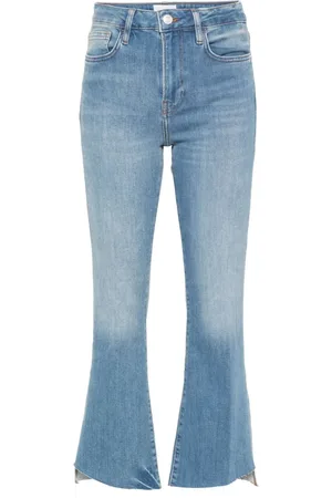 Frame Bootcut-jeans med whiskering-effekt