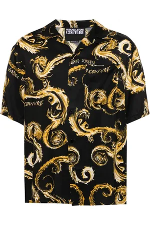 VERSACE Chain Couture T-shirt i twill