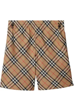 Burberry Vintage-ternede shorts med snoretræk