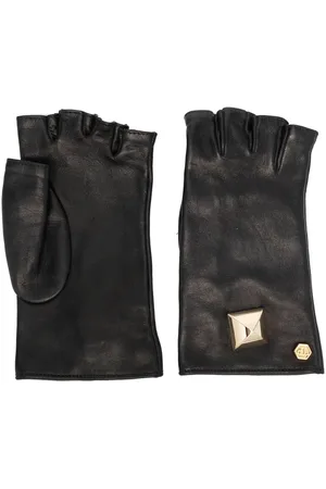 Philipp Plein Driverhandsker med nitteudsmykning