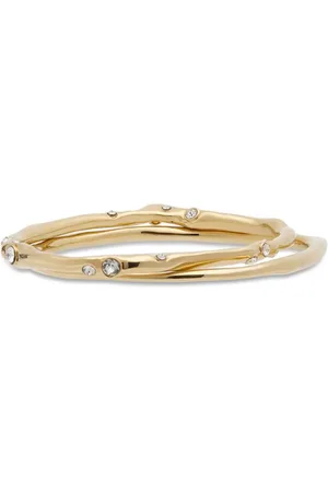 DRIES VAN NOTEN Krystalbesat armbånd (sæt med to)