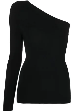 Victoria Beckham Ribbet tanktop med én skulder