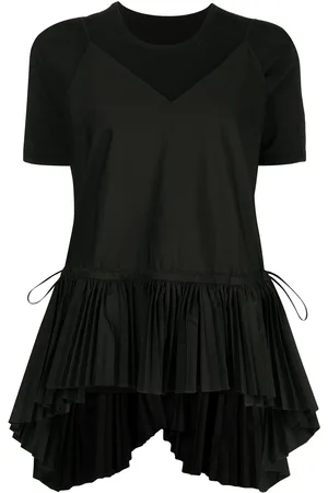 JUUN.J T-shirt med plisseret detalje