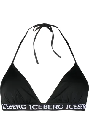 Iceberg Bikinitop med halterneck og logobånd