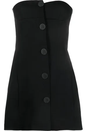 The Attico Asymmetrisk kjole med knapper