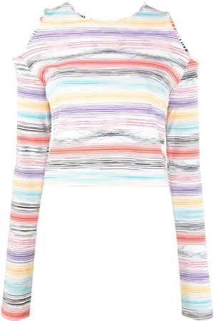 Missoni Stribet top i strik