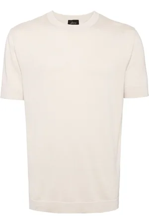 BRIONI Strikket T-shirt med rund hals