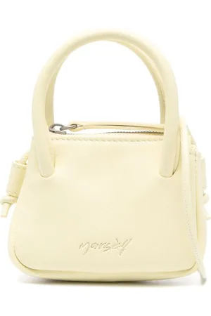 MARSÈLL Crossbody-taske i læder med præget logo