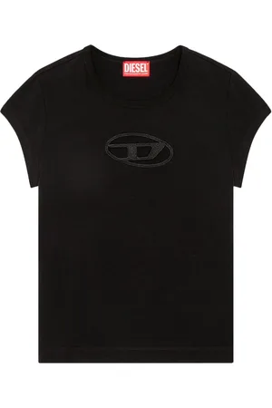 Diesel T-Angie T-shirt med udskæringsdetalje