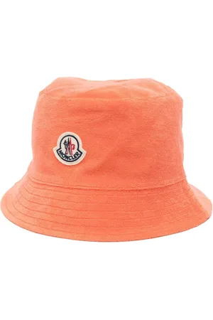 Moncler Vendbar bøllehat med logomærke