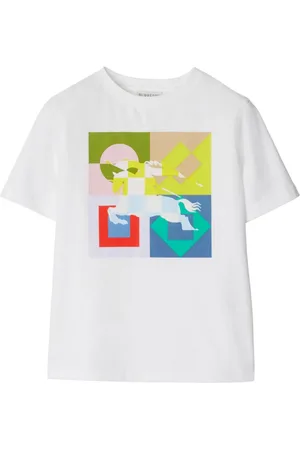 Burberry T-shirt med Equestrian Knight-motiv
