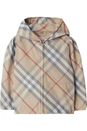 Burberry Jakke med hætte i ternet mønster