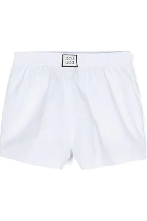 DOUUOD KIDS Boksershorts i jersey med logomærke