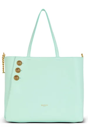 Balmain Emblème tote i læder