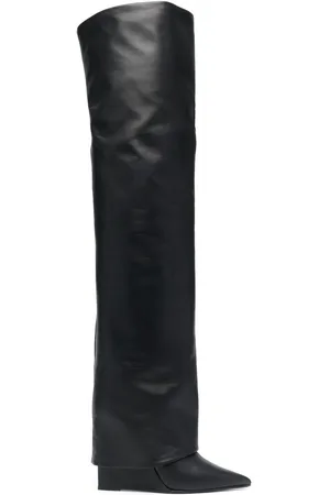 LE SILLA 125mm knæhøje støvler med foldover-top
