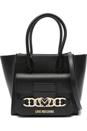 Moschino Tote med bogstav-logo
