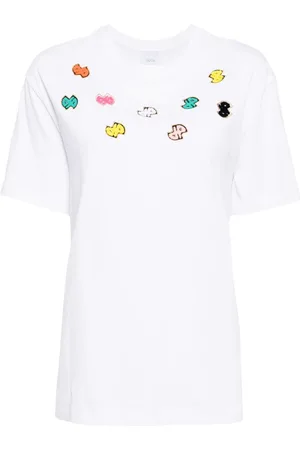 Patou T-shirt med logoudsmykning