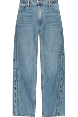 Alexander Wang Boyfriend-jeans med præget logo