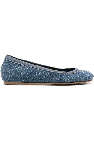 LE SILLA Duchess ballerinasko i denim