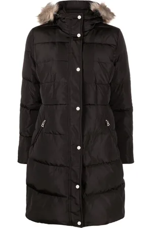 Ralph Lauren Frakke med imiteret pelskant og quiltet design