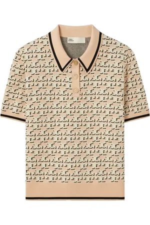Tory Burch Polo i jacquard med monogram