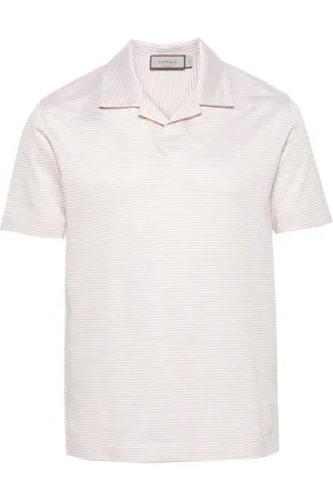 CANALI Stribet polo