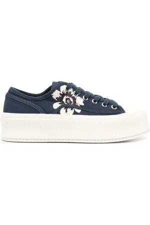 Dorothee Schumacher Floral Sportiness sneakers i lærred