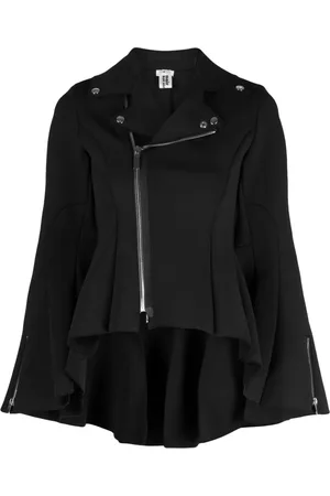NOIR KEI NINOMIYA Jakke med peplum-kant og lynlås