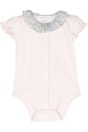 Tartine Et Chocolat Blomstret shortssæt med broderet logo