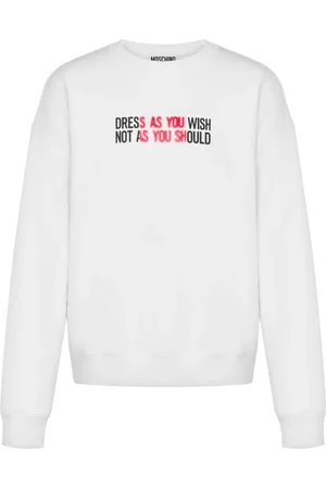 Moschino Sweatshirt med slogantryk
