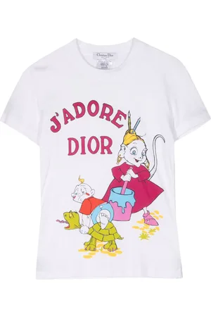 Dior T-shirt med grafisk J