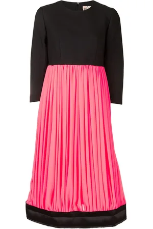 Comme des Garçons Kjole med colourblocking-paneler