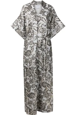 Olympiah Kjole med blomster-broderi