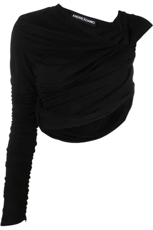 ANDREADAMO Draperet asymmetrisk top