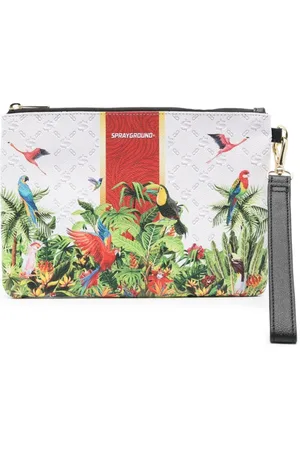 Sprayground Flawless Flight clutch med grafisk tryk