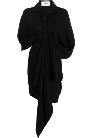 COPERNI Asymmetrisk skjortekjole i poplin