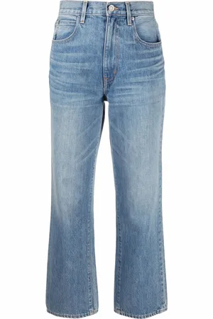 SLVRLAKE Cropped jeans med høj talje